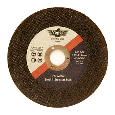 Vogel 4″ Thin Cutting Wheel 105x1x16mm