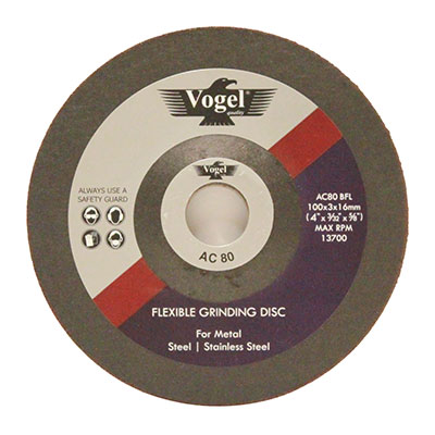 Vogel 4″ Flexible Grinding Disc 100x3x16mm